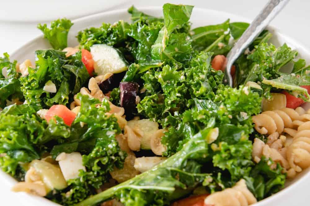 Kale Salad with Balsamic Vinaigrette New Ways Nutrition