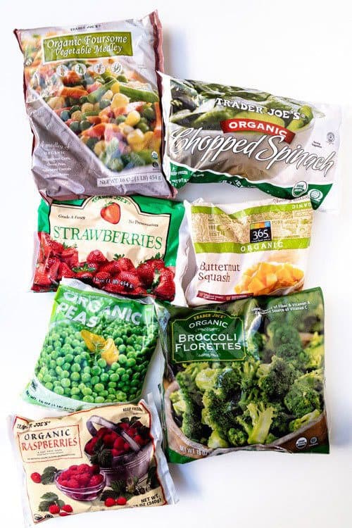 Fridge and Freezer Staples | New Ways Nutrition Having the right fridge and freezer staples can make or break a last minute meal. Learn tried and true dietitian secrets for always having the staples you need to make healthy family meals. Need to know what to do when you haven’t meal planned? Click through for the staples you shouldn’t be without! #familymealideas #healthymeals #mealtimetips
