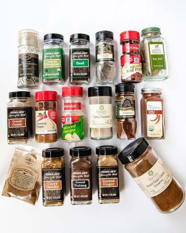 Pantry Staples for Quick Family Meals | New Ways Nutrition A stocked pantry is the best tool you have for making quick and healthy family meals. Whether it's breakfast, dinner, or a baking project with your kid, having all of your pantry staples stocked helps to ensure you can make meals whether you've planned ahead of not. Get tips here from a registered dietitian about the essentials of a well stocked pantry and what you should always have on hand! #dietitian #pantrystaples #quickmeals