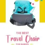 Best travel high chair pin image