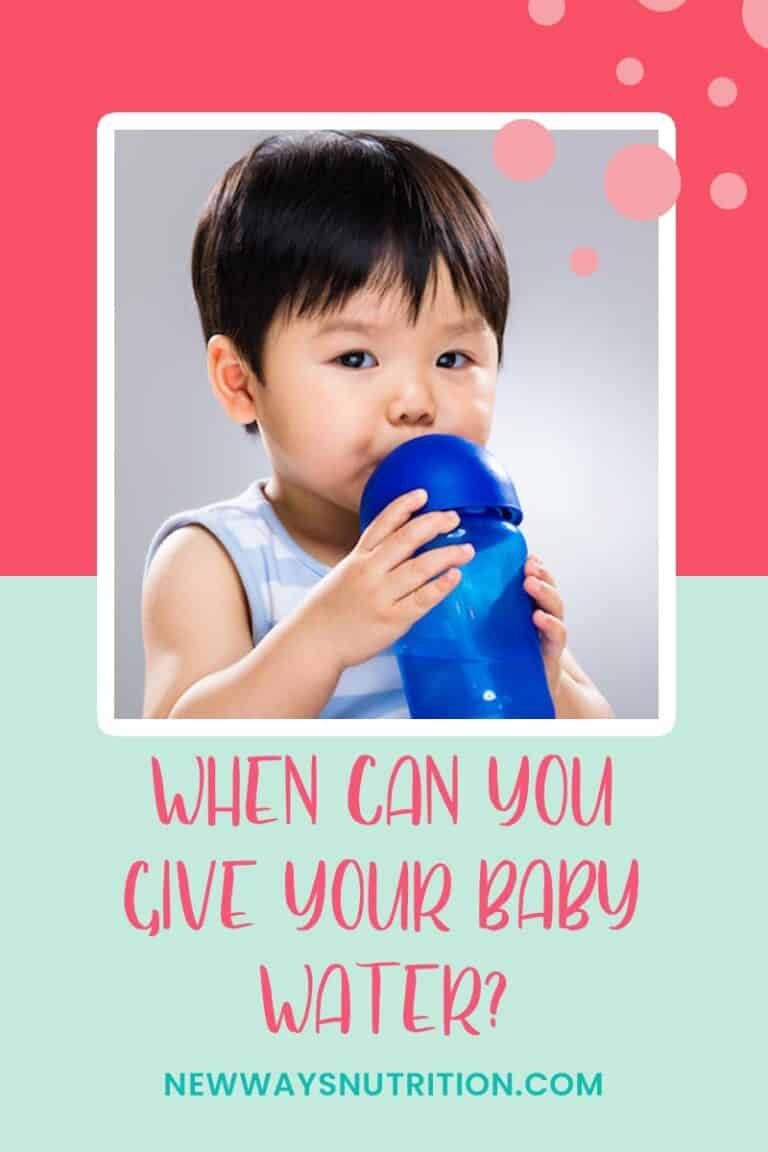 Can Babies Drink Water? New Ways Nutrition