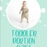 Toddler standing toddler portion sizes pin image