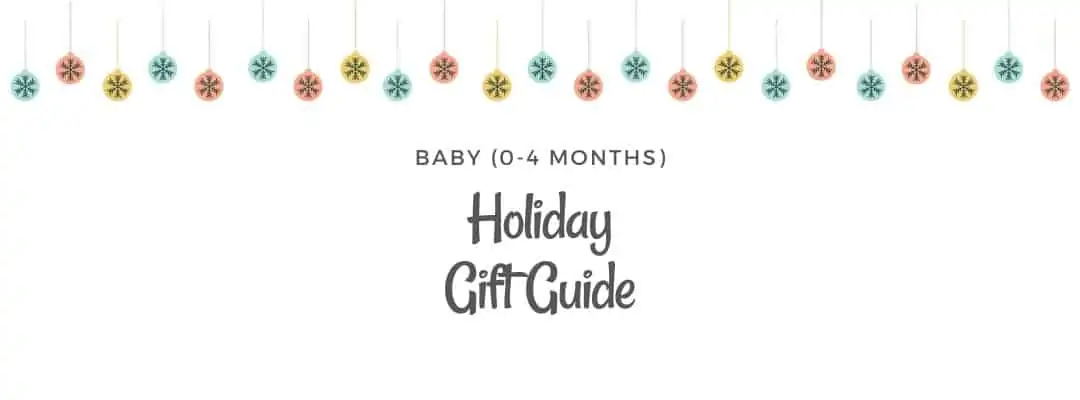 Baby 0-4 months gift guide title image