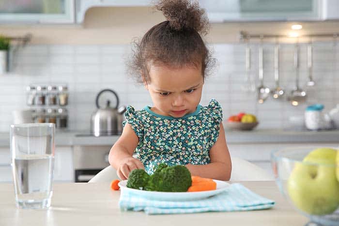 kid not wanting to eat